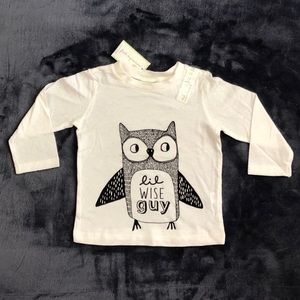 **SOLD** NWT Long Sleeve Owl Tee